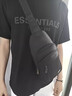 七匹狼（SEPTWOLVES）胸包男士包包單肩包斜挎包男款腰包帆布男包隨身小背包送男生禮物 款式一CD101821-1 曬單實(shí)拍圖