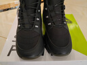 雪中飛雪地靴男女款冬季加絨保暖東北加厚旋鈕扣外穿大棉鞋 炫酷黑 41 曬單實(shí)拍圖