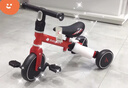 babycare兒童三輪車(chē)寶寶平衡腳踏車(chē)多功能二合一學(xué)步滑步車(chē)1-5歲 羅拉紅 曬單實(shí)拍圖