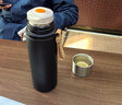 蘇泊爾（SUPOR）保溫杯大容量316L不銹鋼水杯男款泡茶杯茶水分離商務(wù)便攜車(chē)載杯子 曬單實(shí)拍圖