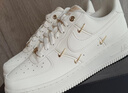 耐克NIKE女空軍一號AF1 運動(dòng)鞋FV3654-111帆白36.5 曬單實(shí)拍圖