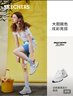 斯凱奇（Skechers）小白熊女鞋春季厚底百搭老爹鞋熊貓鞋休閑運動(dòng)鞋99999863 曬單實(shí)拍圖