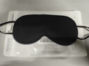 名創(chuàng  )優(yōu)品（MINISO）涼溫兩用掛耳式睡眠眼罩午休睡覺(jué)遮光睡眠緩解疲勞(黑色) 曬單實(shí)拍圖
