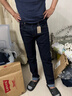 Levi's李維斯新品男士502經(jīng)典低腰錐形簡(jiǎn)約復古牛仔長(cháng)褲修飾腿型 深藍色 31 (32) 曬單實(shí)拍圖