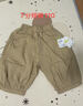 嘟嘟家【100%棉】?jì)和难b純棉七分褲男童燈籠褲夏款女童褲子寶寶童裝潮 黃卡其 110 曬單實(shí)拍圖