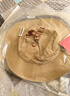 駱駝（CAMEL）漁夫帽男女夏季薄款大頭圍防曬遮陽(yáng)太陽(yáng)帽子大帽檐遮臉大沿帽 曬單實(shí)拍圖