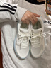 安踏（ANTA）星云2女鞋運動(dòng)鞋子女春季新款網(wǎng)面軟底透氣跑步鞋通勤百搭休閑鞋 象牙白/冰晶綠 【星云2.0-店長(cháng)推薦】 37.5 【官方正品】 曬單實(shí)拍圖