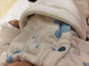 迪士尼嬰兒衣服60g新生幼兒連體衣夾棉滿(mǎn)月寶寶爬爬服百天睡衣春秋冬季 曬單實(shí)拍圖