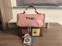 Tagi.機靈小房子化妝包防水皮質(zhì)便攜大容量洗漱包節日禮物-莓果榛子 曬單實(shí)拍圖