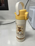 哈爾斯（HAERS）兒童保溫杯女生高顏值316L水杯小學(xué)生便攜吸管杯子 芝士奶黃500ml 曬單實(shí)拍圖