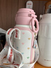 貝親（Pigeon）×miiiiichan趣玩 兒童保溫杯 學(xué)生水杯 直筒杯600ml粉色愛(ài)心小狗 曬單實(shí)拍圖