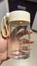 富光清然玻璃杯 高硼硅玻璃水杯子 女生便攜牛奶咖啡刻度茶杯330ml 曬單實(shí)拍圖
