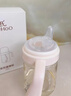 英氏（YEEHOO）學(xué)飲鴨嘴杯嬰兒寶寶喝水杯小月齡防嗆吸管奶瓶6個(gè)月一歲以上 曬單實(shí)拍圖