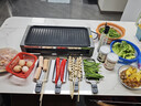 奧克斯電烤爐烤串烤肉鍋一體電烤盤(pán)家用室內戶(hù)外通用無(wú)濃煙燒烤架雙層大容量多功能可拆洗大火力5-10人 2200W速烤【烤盤(pán)+雙烤網(wǎng)+4手碟】 2層 曬單實(shí)拍圖