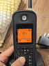 摩托羅拉（Motorola）遠距離數字無(wú)繩電話(huà)機 無(wú)線(xiàn)座機 子母機單機 辦公家用 中英文可擴展 豪宅別墅定制O201C(黑色) 曬單實(shí)拍圖