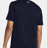 安德瑪（Under Armour）春夏Sportstyle Logo男子訓練運動(dòng)短袖T恤1382911 學(xué)院藍408 2XL 曬單實(shí)拍圖