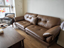 歐派頭層真皮沙發(fā)客廳2026新款意式極簡(jiǎn)高腳牛皮沙發(fā)定制客廳直排沙發(fā) 2.4米多人位【回彈紫羅蘭海綿】 【旗艦版 接觸面真皮 l 進(jìn)口頭層S++級牛皮NS】 曬單實(shí)拍圖