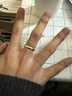 周生生黃金戒指 素圈活口戒男女情侶可作對戒09141R 計價(jià)4.2克 曬單實(shí)拍圖