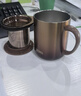 膳魔師（THERMOS）保溫杯400ml帶茶濾男女泡茶咖啡水杯伴手禮生日禮物TEMC歲月茶金 曬單實(shí)拍圖