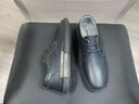 Jeep吉普男鞋春季休閑皮鞋男新品軟底真牛皮英倫商務(wù)正裝鞋潮流休閑鞋 黑色【標準皮鞋碼】 41 曬單實(shí)拍圖