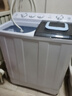 小鴨【官方店】半自動(dòng)洗衣機迷你小型波輪大容量租房宿舍家用雙桶雙缸分區脫水甩干老式強力去污 12.5KG  洗7.5+脫5+強勁電機全國聯(lián)保 雙缸 曬單實(shí)拍圖