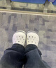 卡駱馳（CROCS）貝雅卡駱班洞洞鞋輕便耐磨一腳蹬休閑鞋女鞋時(shí)尚沙灘鞋|205089 黑色/白色-066 41 /42(260mm) 曬單實(shí)拍圖
