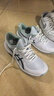 亞瑟士（asics）網(wǎng)球鞋GAME FF輕質(zhì)耐磨男女士專(zhuān)業(yè)運動(dòng)鞋1041A489-104白綠色 40.5 曬單實(shí)拍圖