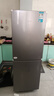 美的（Midea）186L二門(mén)兩門(mén)冰箱雙系統雙循環(huán)風(fēng)冷無(wú)霜租房小戶(hù)型雙門(mén)電冰箱家用宿舍辦公室客廳小冰箱國家補貼 「新品 一級能效」MR-196W 鈦鋼灰-星爍 曬單實(shí)拍圖