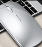 樸馳 辦公無(wú)線(xiàn)鼠標游戲呼吸燈無(wú)線(xiàn)藍牙鼠標 筆記本臺式機鼠標商務(wù)黑筆記本臺式鼠標 無(wú)線(xiàn)可充電+藍牙雙模版【銀色】 曬單實(shí)拍圖