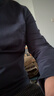 布先生男士長(cháng)袖T恤純色打底內搭 長(cháng)袖標準T-圓領(lǐng)-海岳藍    XL (180) 曬單實(shí)拍圖