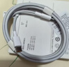 華為原裝6A數據線(xiàn) USB Type-A轉USB Type-C/1m線(xiàn)長(cháng)/支持66W（11V6A）充電 白色CC790 曬單實(shí)拍圖