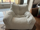 優(yōu)衡 兒童沙發(fā)嬰幼兒可愛(ài)舒適小沙發(fā)寶寶家用懶人沙發(fā)兒童座椅LRY-24 米白色【真·升級 TPU棉】可拆洗 曬單實(shí)拍圖