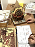 若態(tài)若客布谷鳥(niǎo)鐘 diy手工立體拼圖積木拼裝模型兒童玩具生日禮物女生 曬單實(shí)拍圖