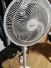 美的（Midea）電風(fēng)扇 家用七葉立式落地扇宿舍臥室輕音節能搖頭桌面小風(fēng)扇大風(fēng)力空氣循環(huán)風(fēng)扇 SAF30AC  曬單實(shí)拍圖