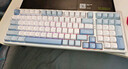 VGNV98Pro V3客制化機械鍵盤(pán)99鍵無(wú)線(xiàn)藍牙三模長(cháng)續航低延遲熱插拔電競游戲辦公 冰淇淋軸Pro 天青藍 曬單實(shí)拍圖