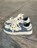 回力（Warrior）情侶鞋2026春秋新款厚底板鞋子男女同款百搭爆款運動(dòng)休閑鞋男 米藍 42 曬單實(shí)拍圖