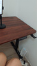 千禧華府電動(dòng)升降桌實(shí)木電腦桌電競桌家用學(xué)習書(shū)桌辦公桌子工作臺胡桃140 曬單實(shí)拍圖