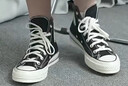 匡威（Converse）男女 ALL STAR常青款 高幫帆布情侶休閑鞋 101010 36碼US3.5 曬單實(shí)拍圖