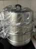 康巴赫304不銹鋼三層蒸鍋蒸籠復底湯蒸鍋多功能防燙鍋具30cm燃氣灶通用 曬單實(shí)拍圖