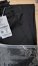 駱駝（CAMEL）直筒梭織工裝長(cháng)褲女防潑水百搭傘兵褲 C24CA6L6619 幻影黑 M 曬單實(shí)拍圖