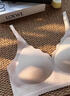 貓人（MiiOW）10A抗菌粉底液內衣胸罩女薄款性感蕾絲花邊女士?jì)纫屡疅o(wú)鋼圈文胸 曬單實(shí)拍圖