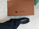 駱駝（CAMEL）復古擦色牛皮耐磨軟底大頭休閑商務(wù)皮鞋男 G13S201051 黑色 40 曬單實(shí)拍圖