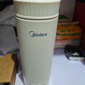 美的（Midea）便攜電熱水杯加熱杯電熱水壺保溫燒水杯350ml迷你旅行出差沖奶泡茶智能恒溫316L不銹鋼MK-DB35X22 曬單實(shí)拍圖