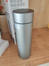 京東京造 純鈦保溫杯 茶水分離【內外純鈦】咖啡男女士水杯子 灰色 470ml 曬單實(shí)拍圖