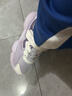 鴻星爾克（ERKE）童鞋男女童運動(dòng)鞋兒童緩震輕便跑鞋淡紫粉/微晶白/神秘紫35 曬單實(shí)拍圖