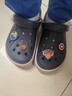 卡駱馳（CROCS）貝雅卡駱班洞洞鞋|205089 深藍/辣椒紅-4CC   41 /42(260mm)   曬單實(shí)拍圖
