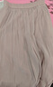 香影薄款雪紡百褶裙褲女2026夏季新款超好看流光紗寬松休閑闊腿褲 白色 S 155/60A/85-95斤 曬單實(shí)拍圖