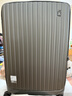 皇冠（CROWN）拉鏈鋁框箱行李箱大容量萬(wàn)向輪側開(kāi)旅行箱暑期出游箱5278-28-鐵灰 曬單實(shí)拍圖
