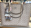 蔻馳（COACH）【品牌直供】女士CITY大號單肩托特包電腦包CV976禮物 曬單實(shí)拍圖