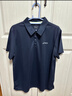 亞瑟士（asics）兒童26年夏季吸濕速干科技輕量透氣POLO運動(dòng)短袖 5003藏青色 175 曬單實(shí)拍圖